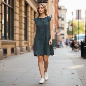 Kate and Kass Blue Silk Dress